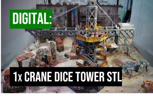 Digital: Crane Dice Tower STL 