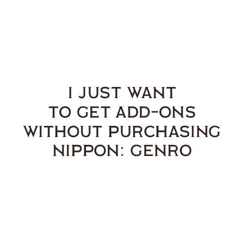 I Just Want Add-Ons