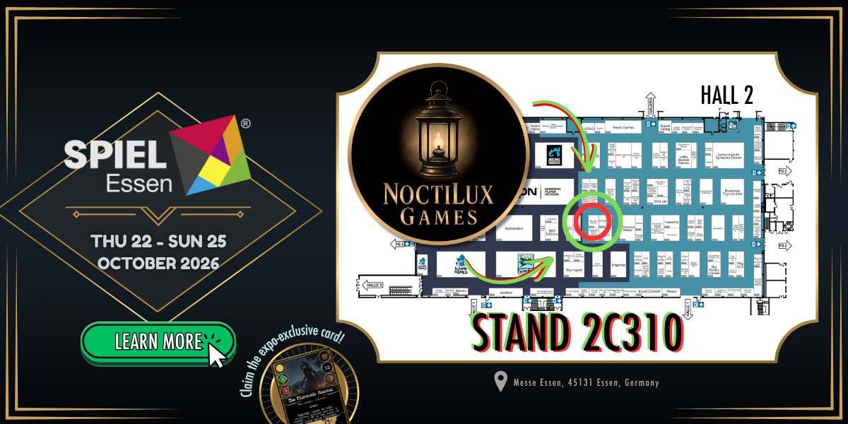 Find out about NoctiLux Games' presence at Events & Conventions