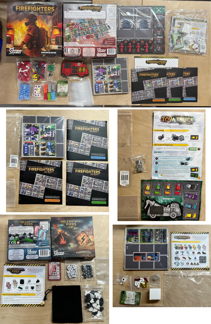 Firefighters on Duty KS edition including KS promos - Additional City tiles - Tow Truck - Fuel & Electrical Fires - KS promos